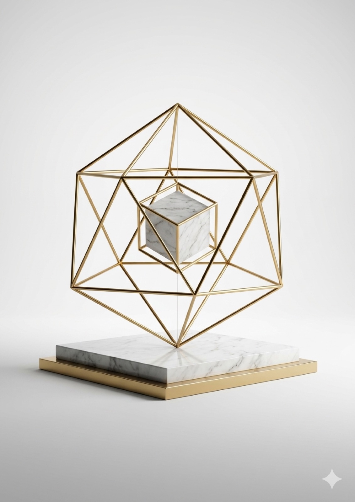 Gold infinity sculpture representing the OTTO brand philosophy
