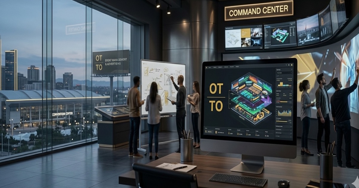 OTTO command center overlooking a premium event environment